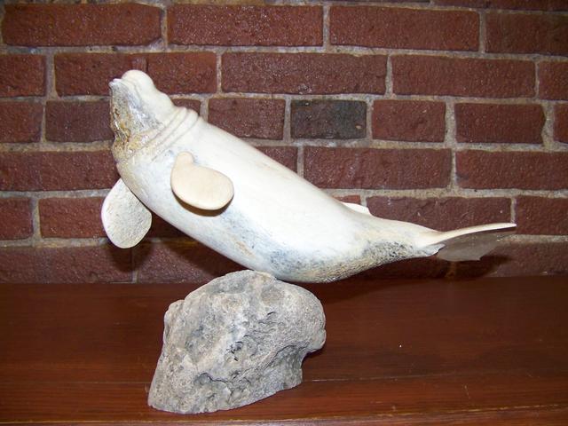 Inuit Whale Bone Carving item na5421